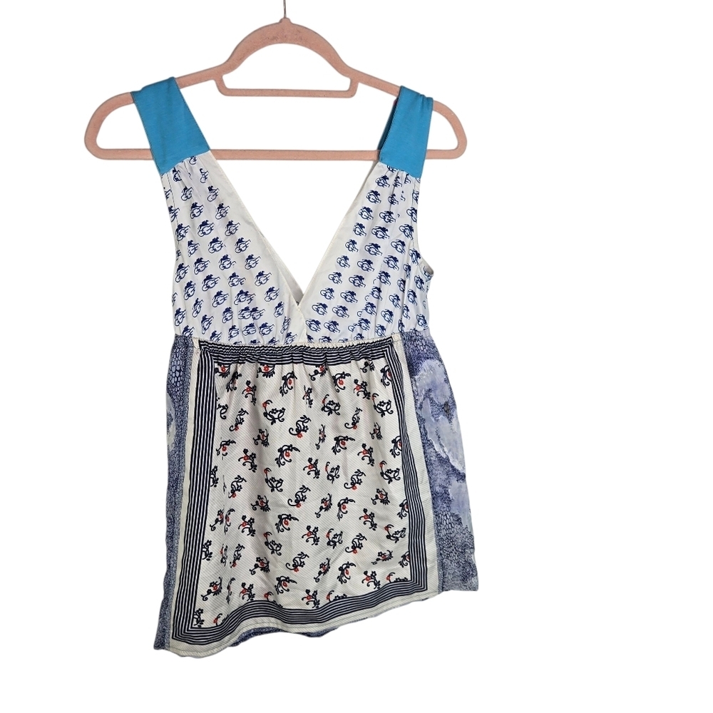Vtg Y2k Super Lucky Cat Coquette Babydoll Cami Tank